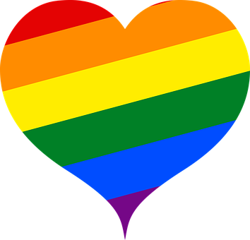 Rainbow Heart Symbol