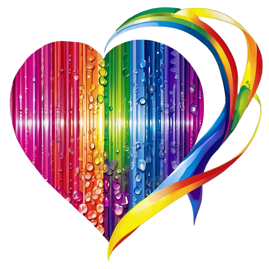 Rainbow Heart Vector Png Gqa86