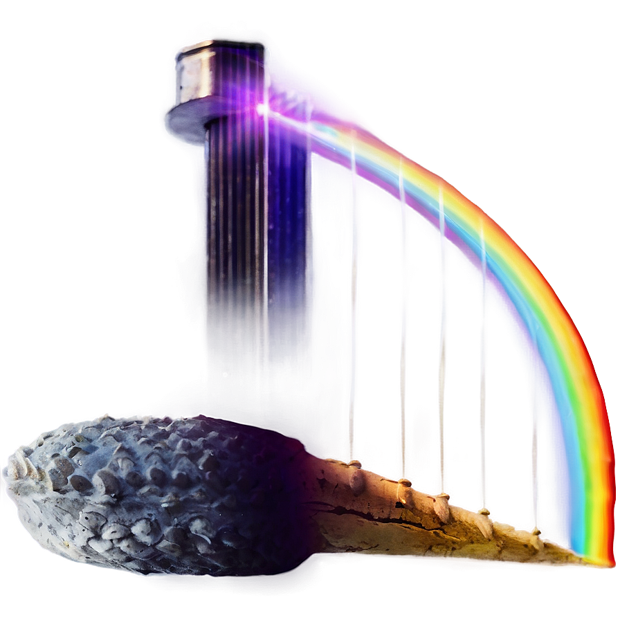 Rainbow Light Beam Png Qew91