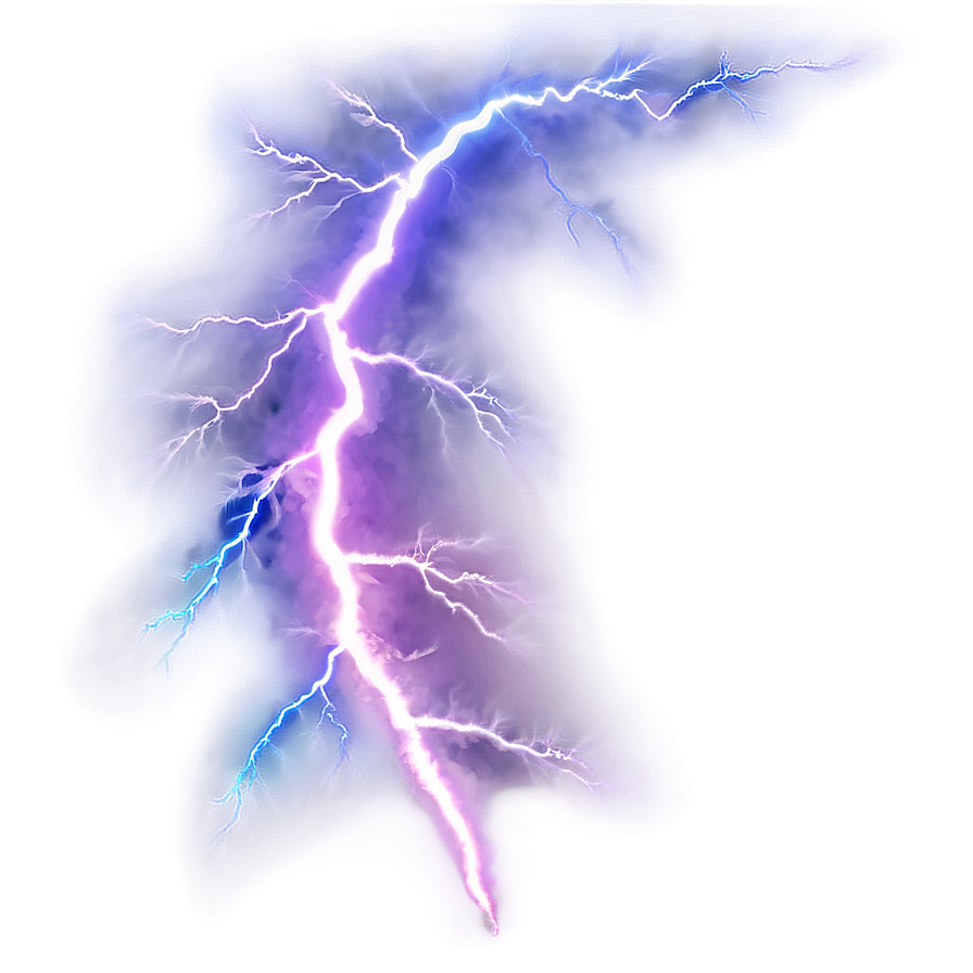 Rainbow Lightning Strike Png 96