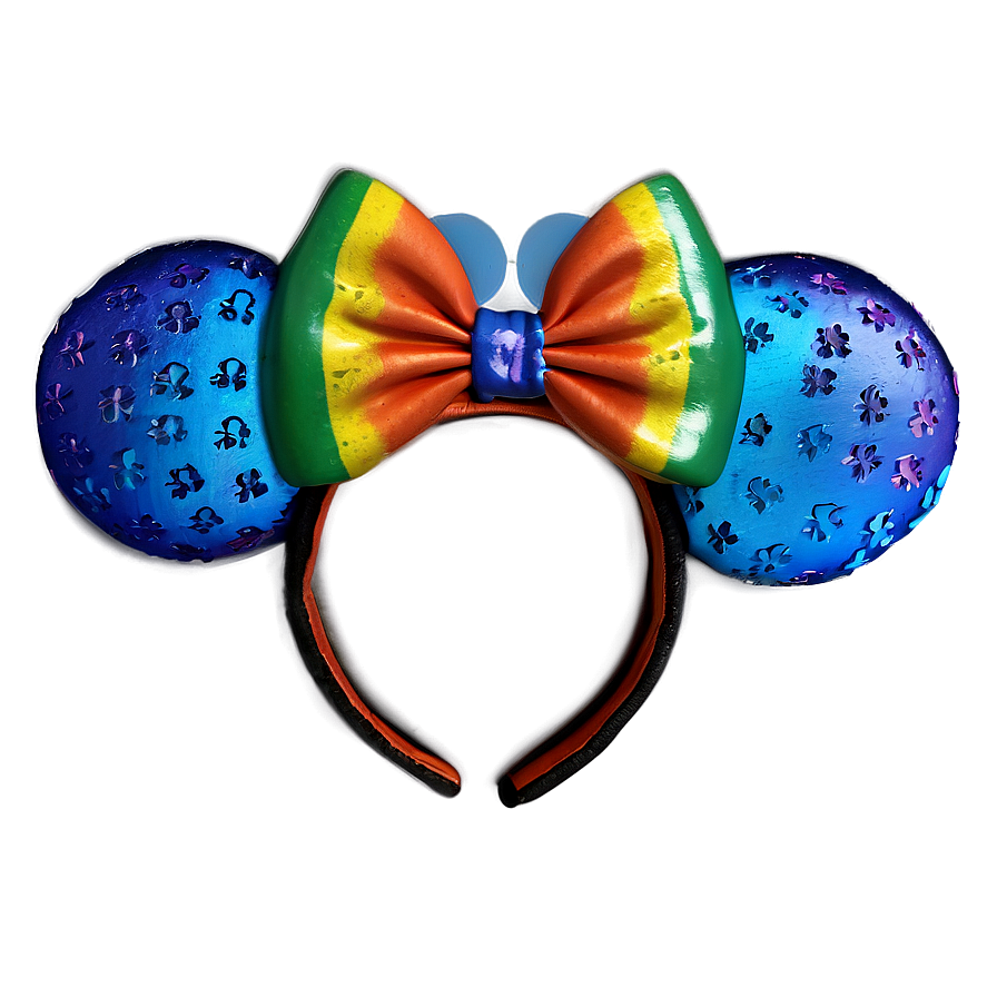 Rainbow Mouse Ears Png 06292024