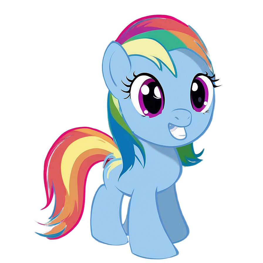 Rainbow My Little Pony Group Png Ybf19