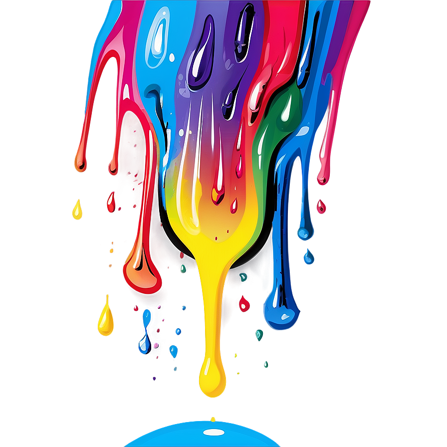 Rainbow Paint Drip Png 06122024