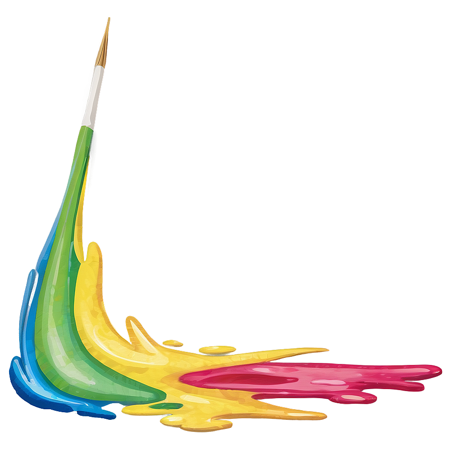 Rainbow Paint Stroke Png 90