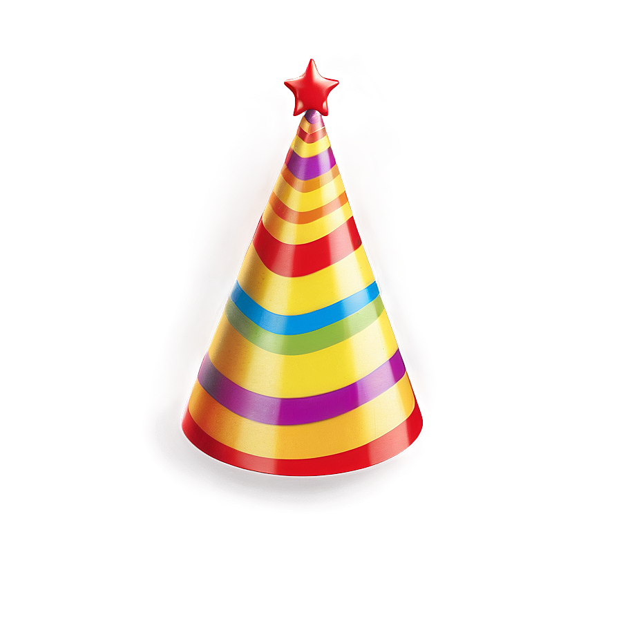 Rainbow Party Hat Png 05042024