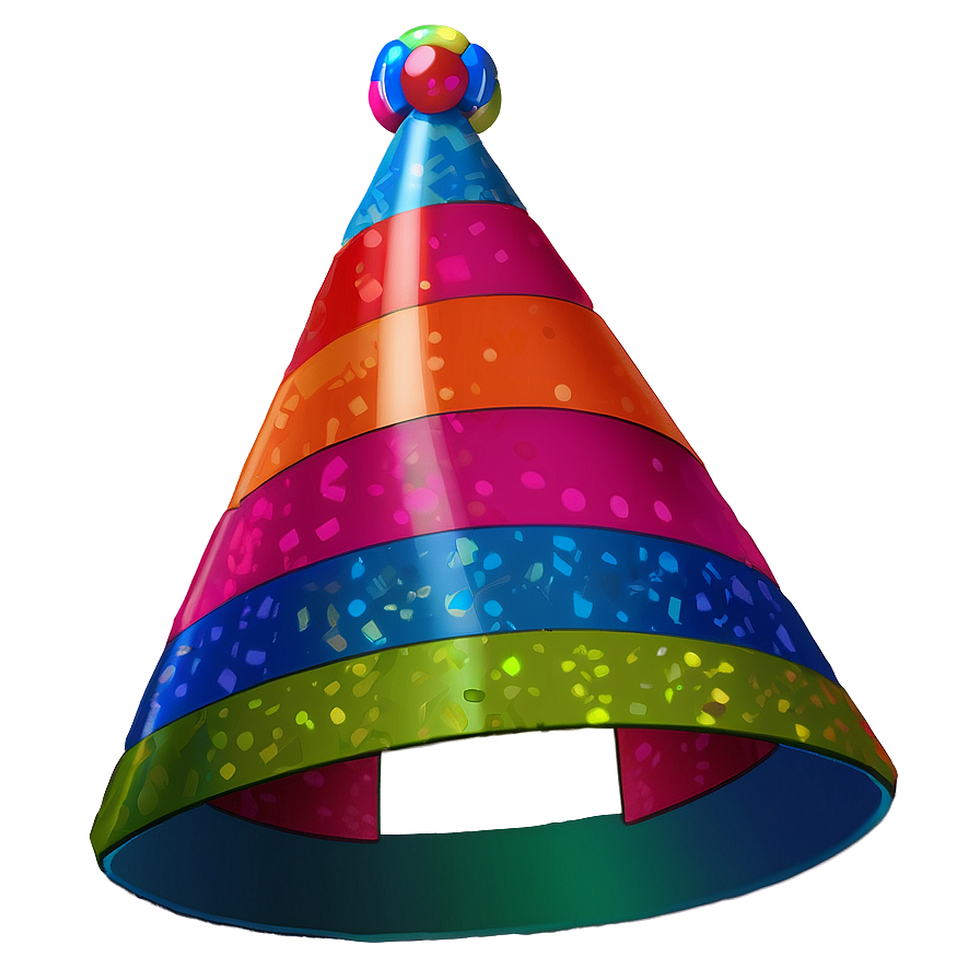 Rainbow Party Hat Png 05042024