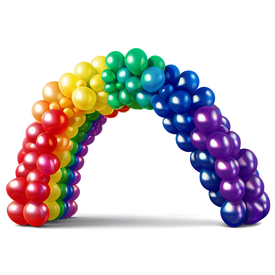 Rainbow Pride Balloon Arch Png Kft