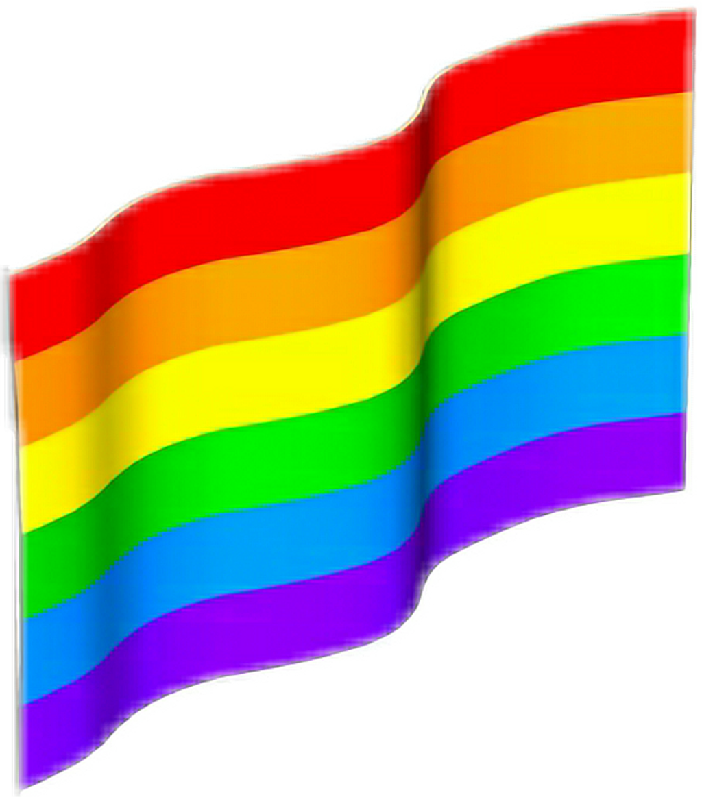 Rainbow Pride Flag Waving