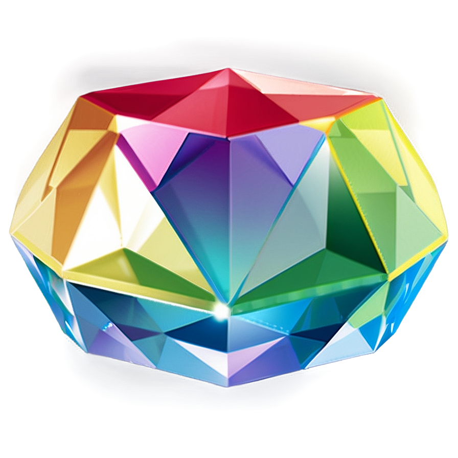 Rainbow Prism Facet Png Fti61