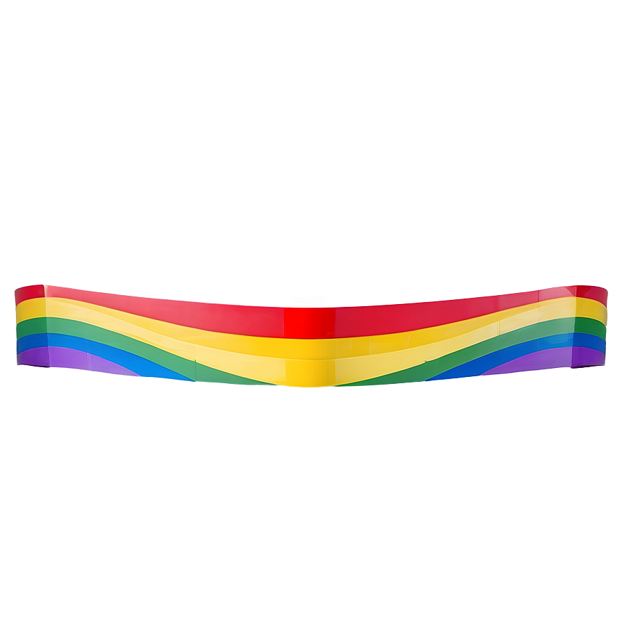 Rainbow Ribbon Arc Png Fqs41