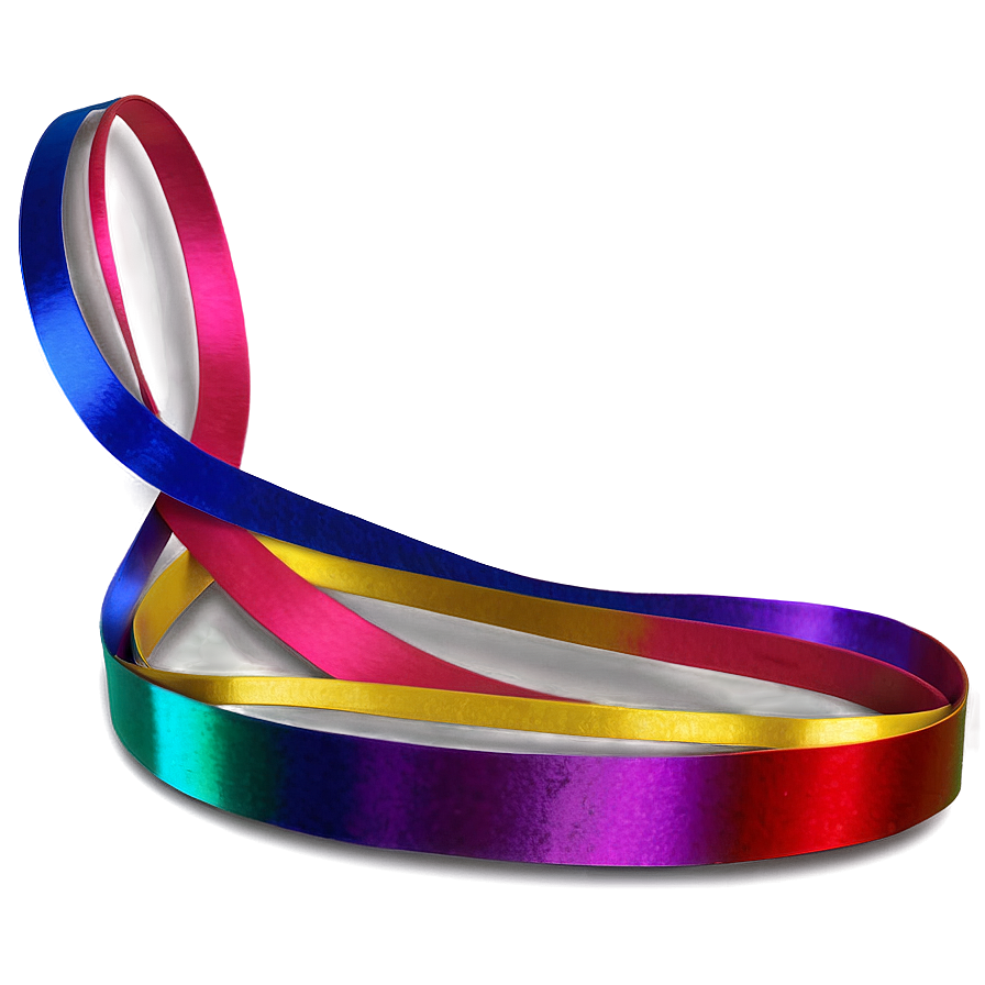 Rainbow Ribbon Art Png 04292024