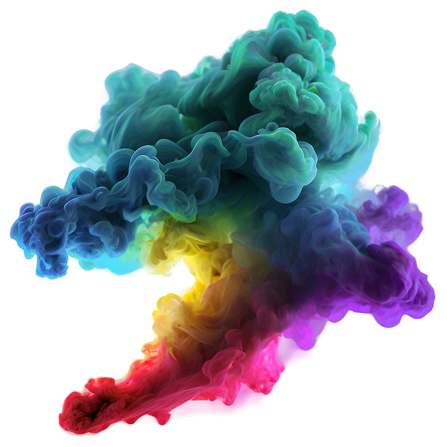 Rainbow Smoke Effect Png Esw82