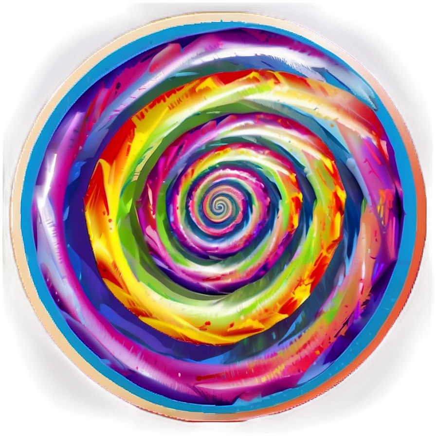 Rainbow Spiral Hypnosis Png 77