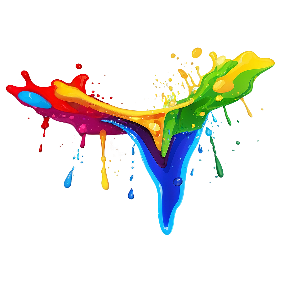 Rainbow Splash Artwork Png 04292024