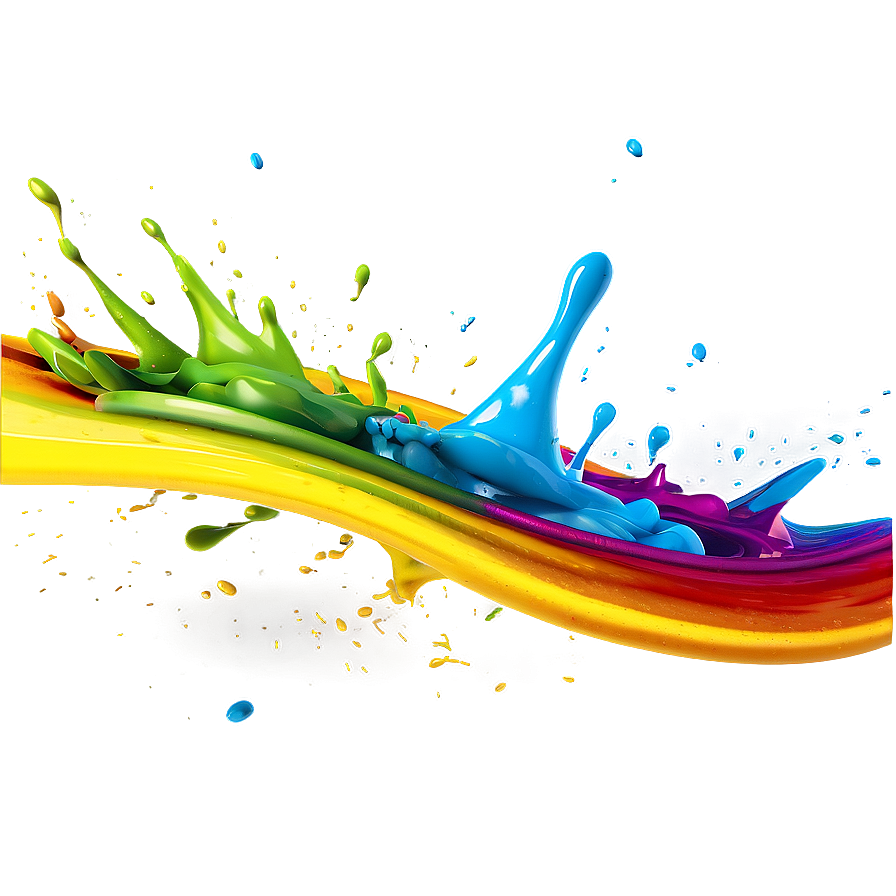 Rainbow Splash Png 05042024