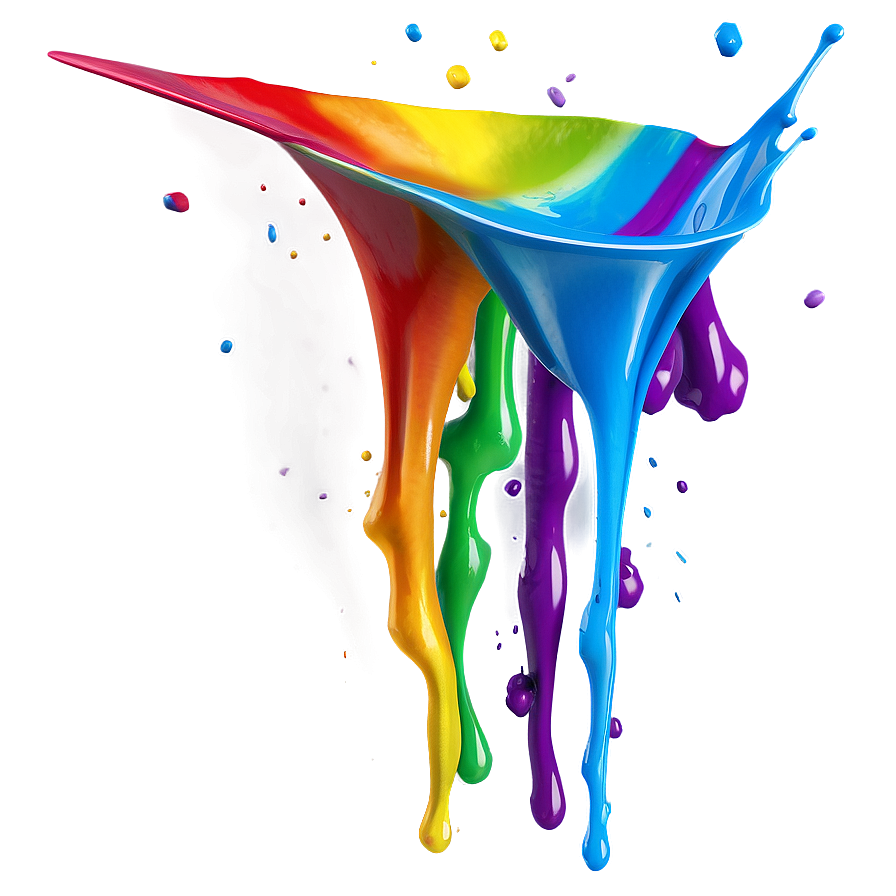 Rainbow Splash Png Skf5