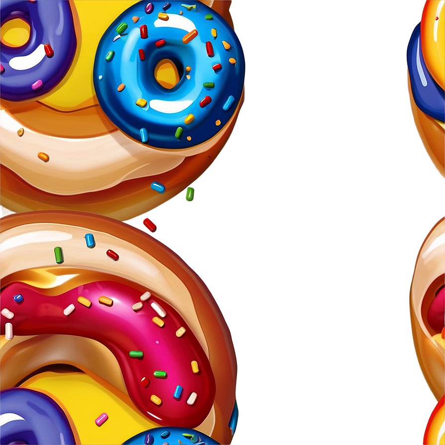 Rainbow Sprinkle Doughnut Png 06122024