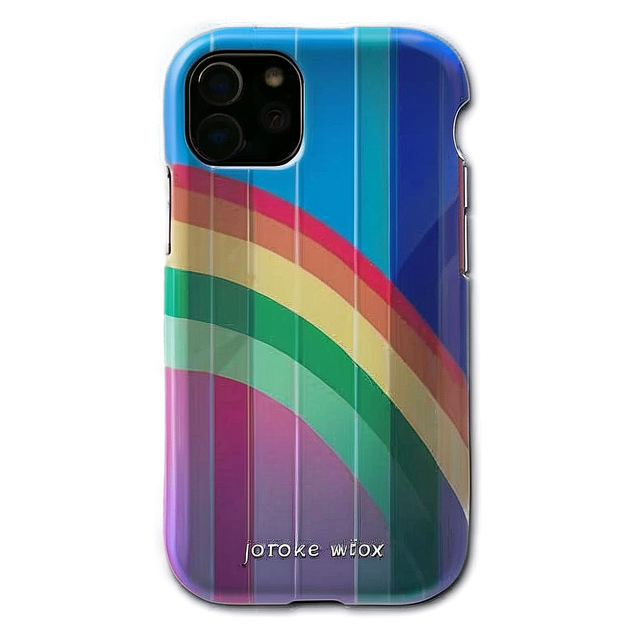 Rainbow Stripe Iphone Case Png Vtq