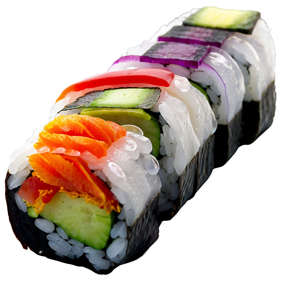 Rainbow Sushi Roll Png 05212024