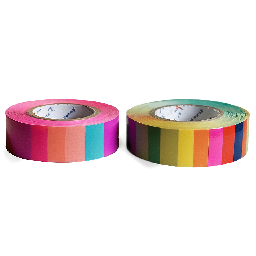 Rainbow Tape Color Overlay Png 06282024