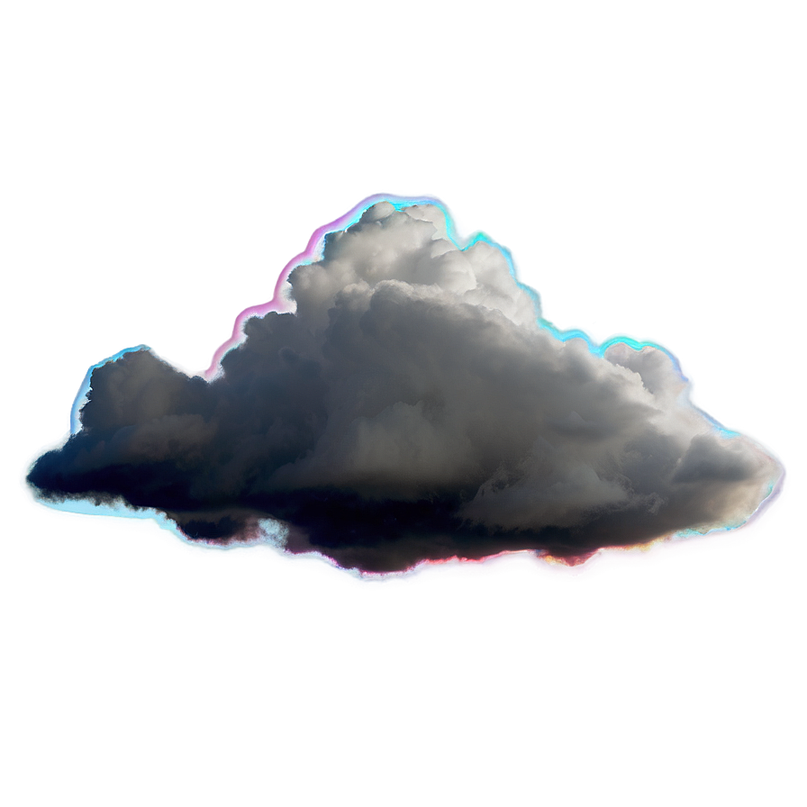 Rainbow Through Cloud Png 45