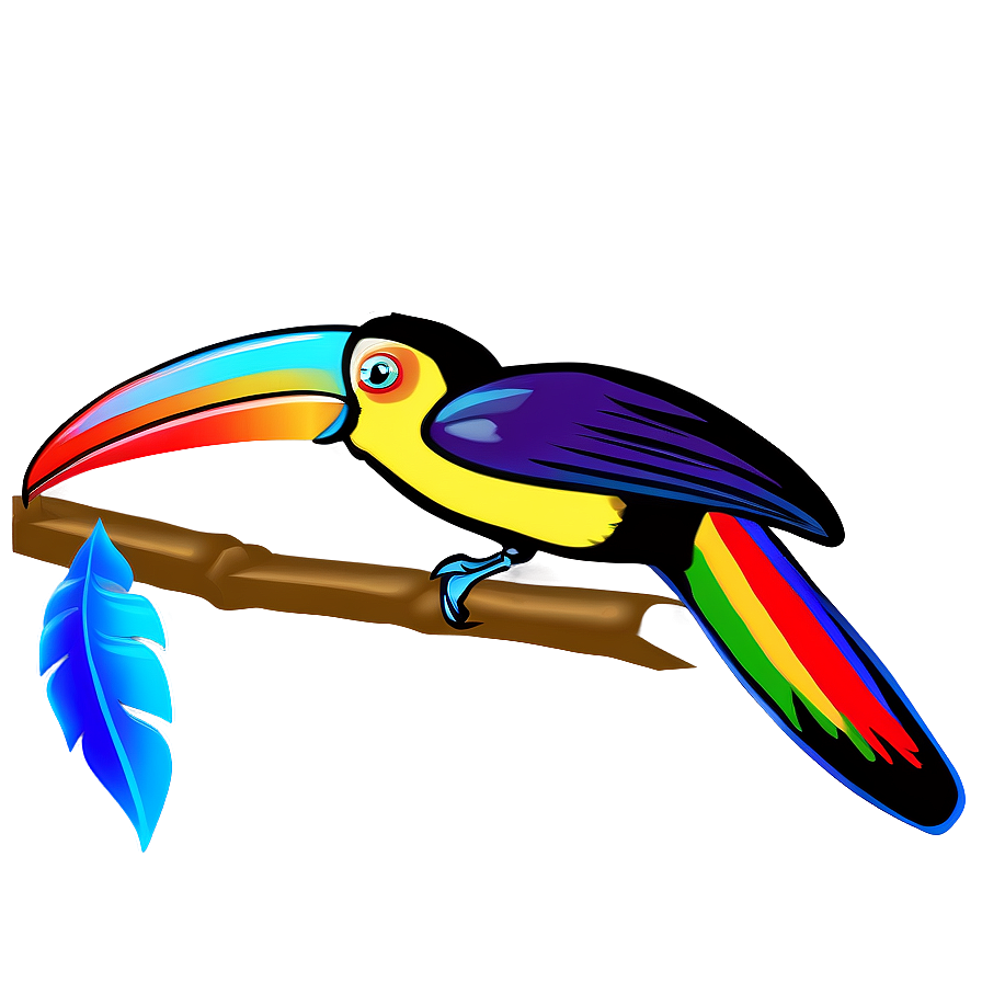 Rainbow Toucan Art Png 88