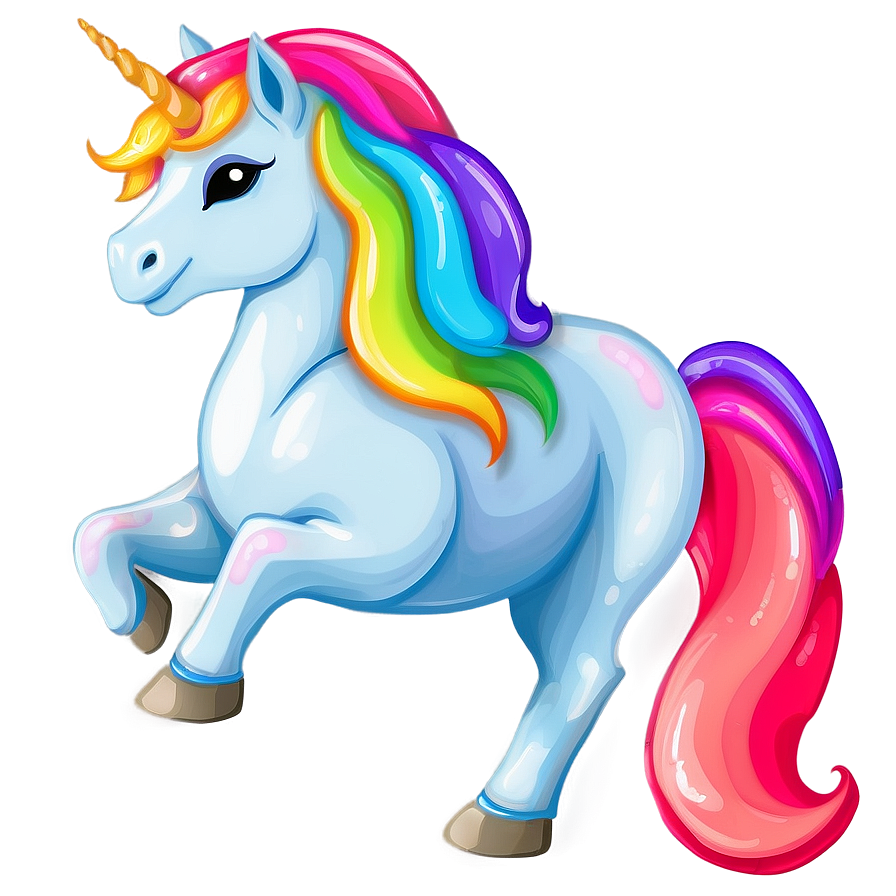 Rainbow Unicorn Clipart Png 87