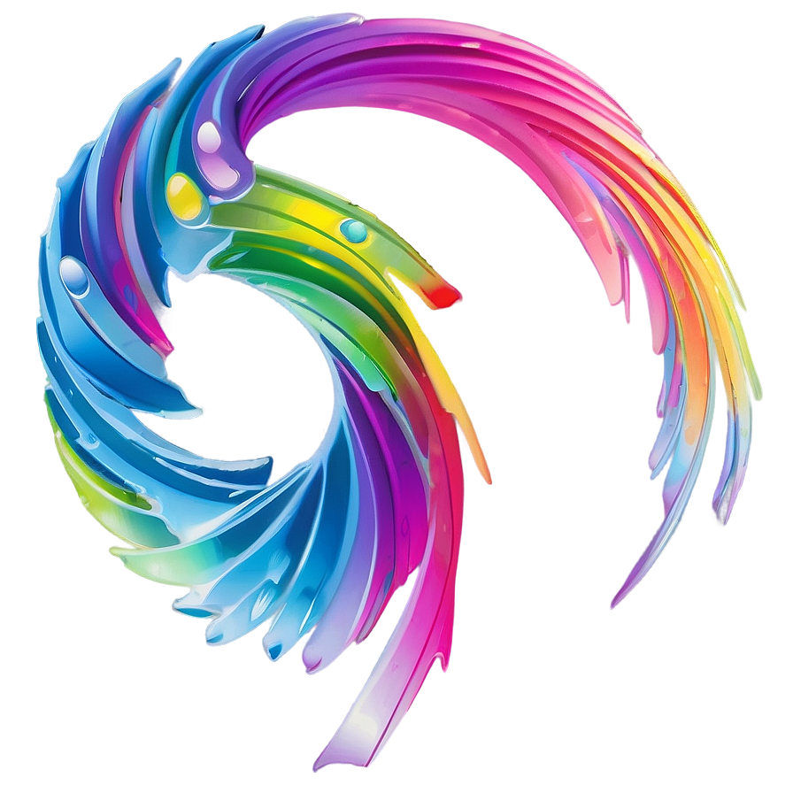 Rainbow Wind Swirl Png 78