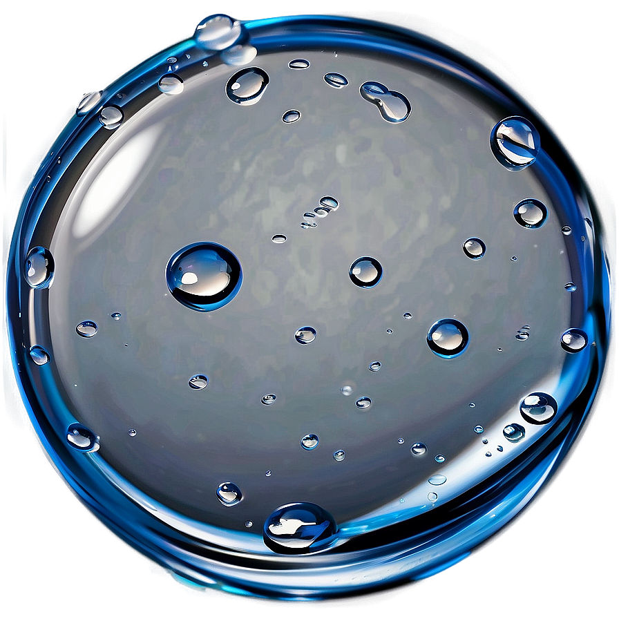 Raindrop With Ripples Png 2