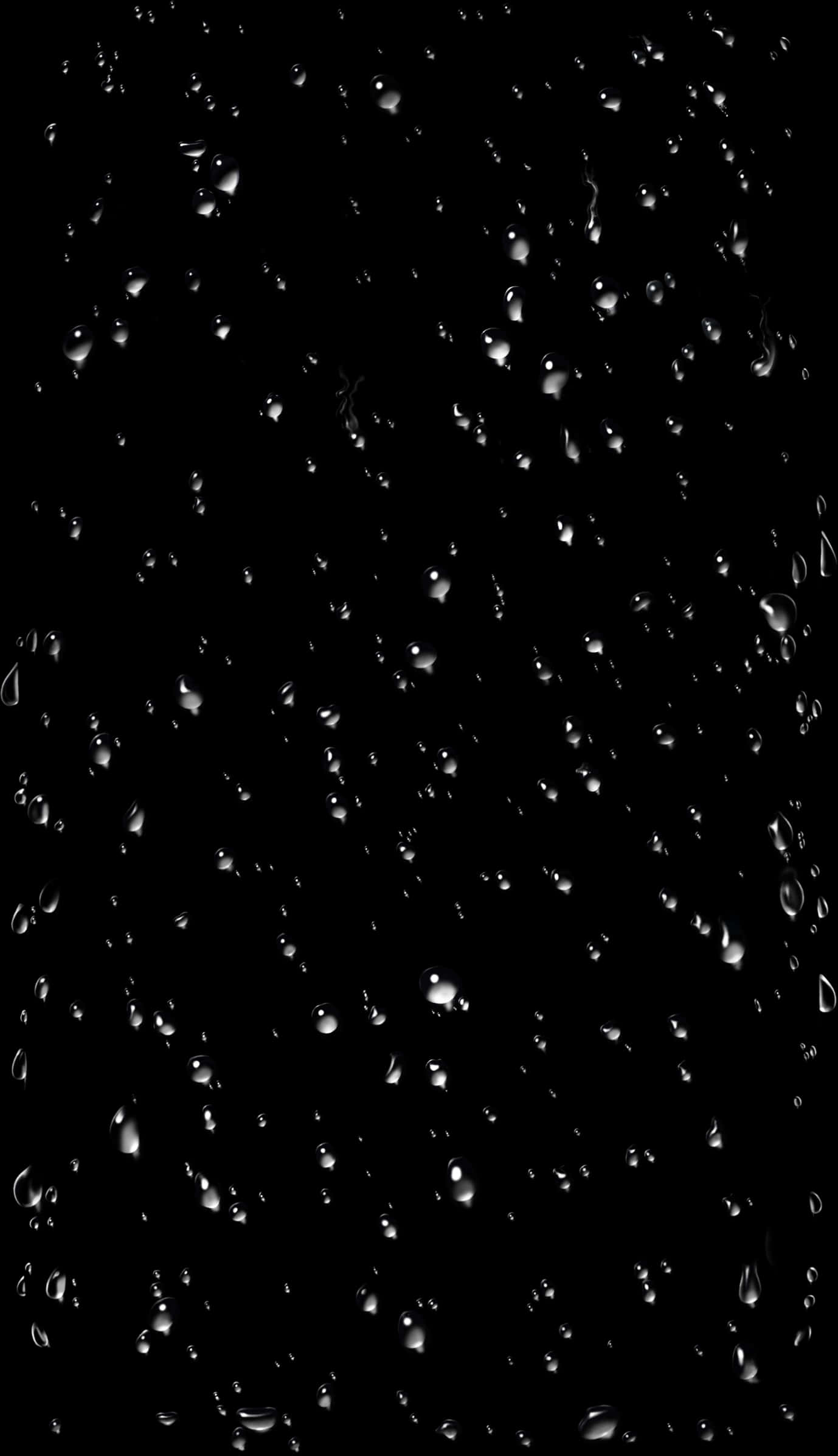 Raindropson Dark Window