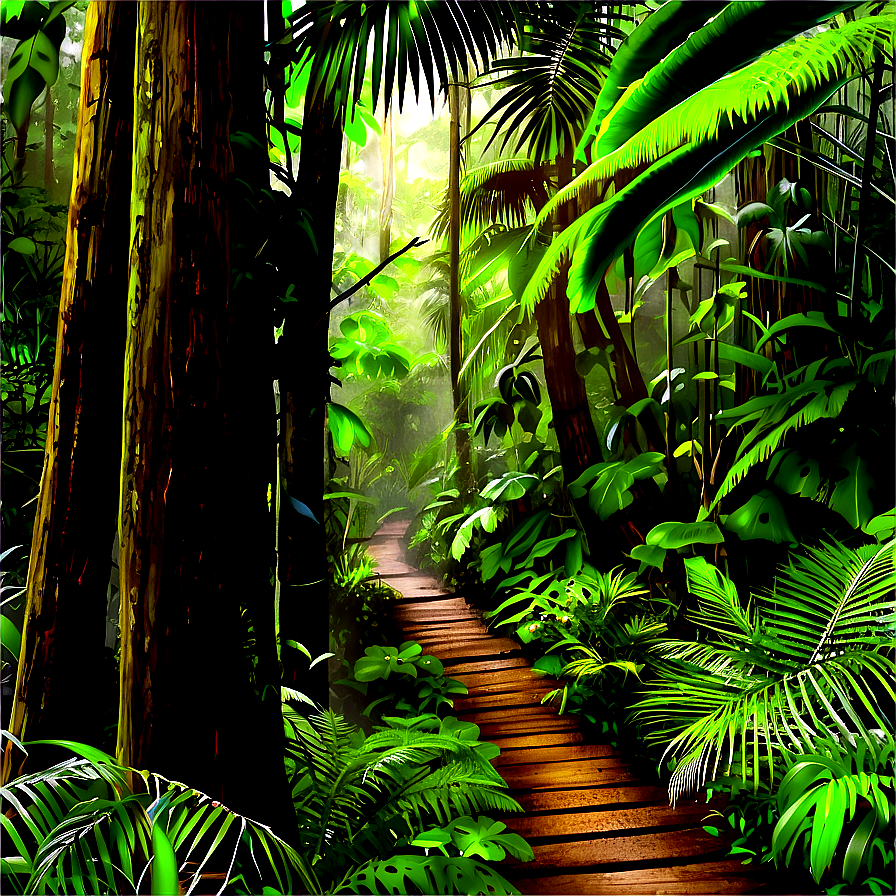 Rainforest Footpath Png 06112024