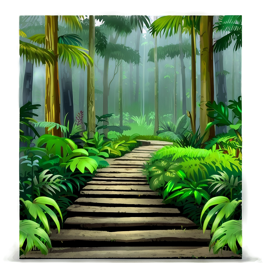 Rainforest Pathway Png Mqt