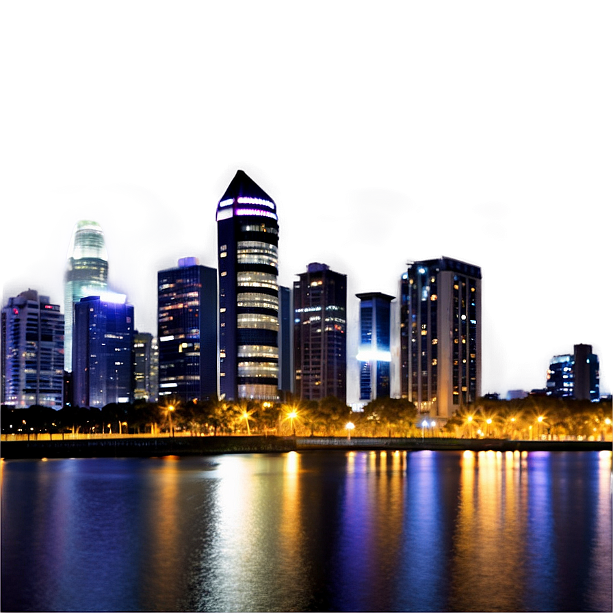 Rainy City Night Png Hoi