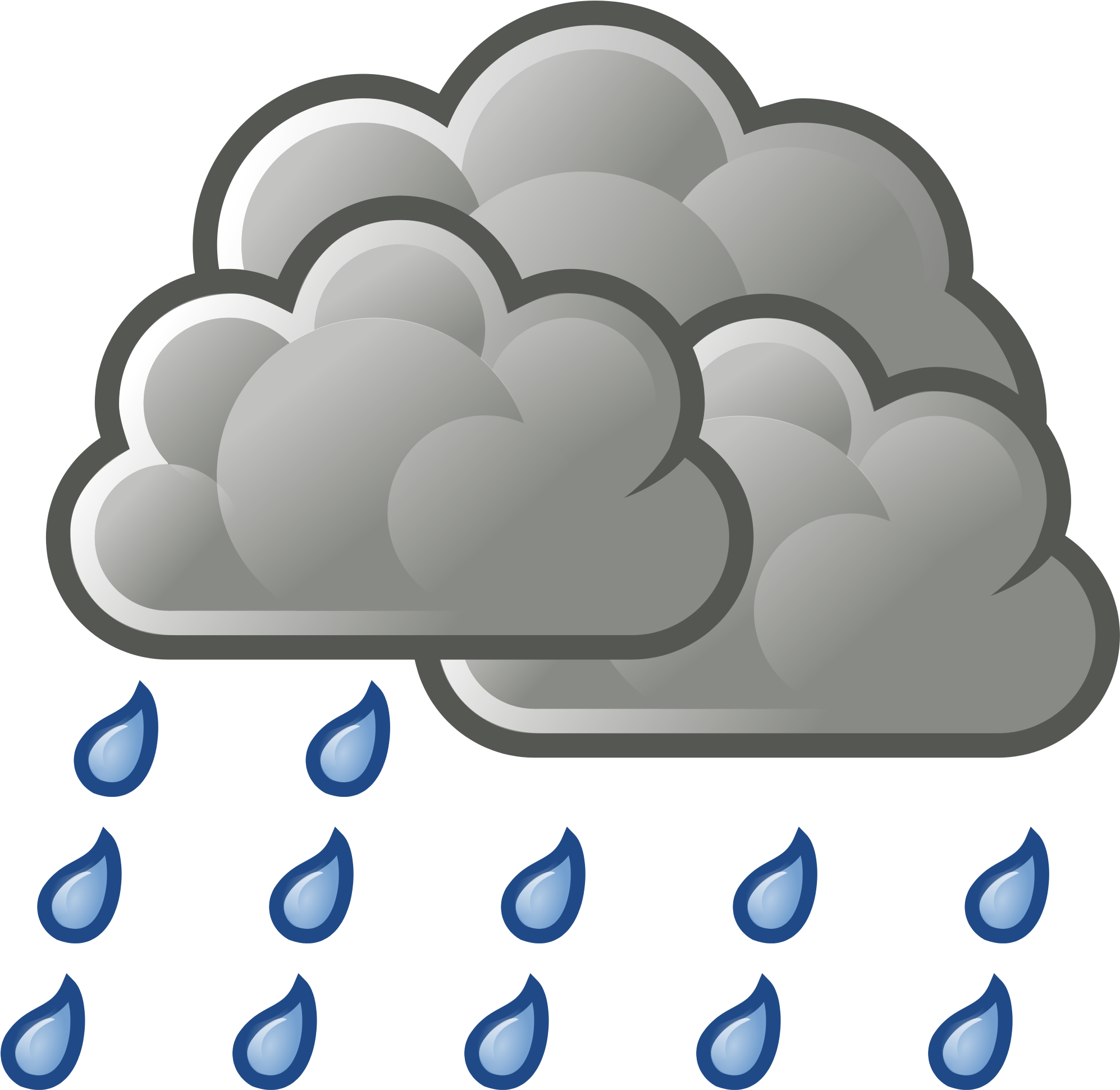 Rainy Cloud Icon