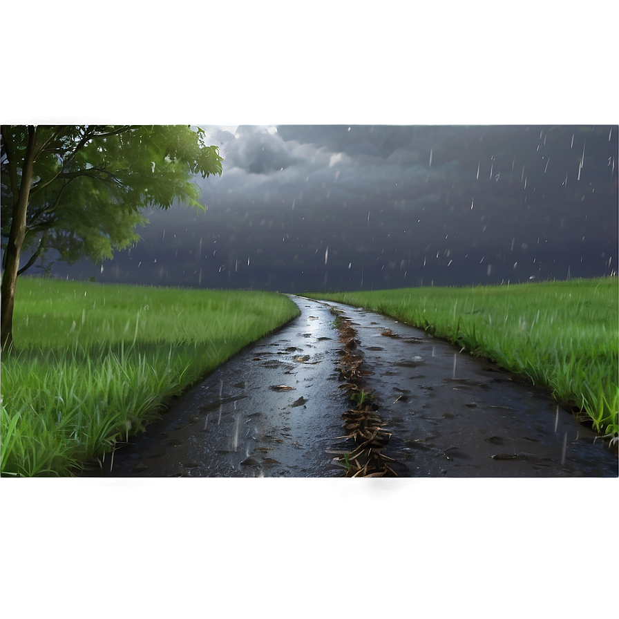 Rainy Day Path Png Uew