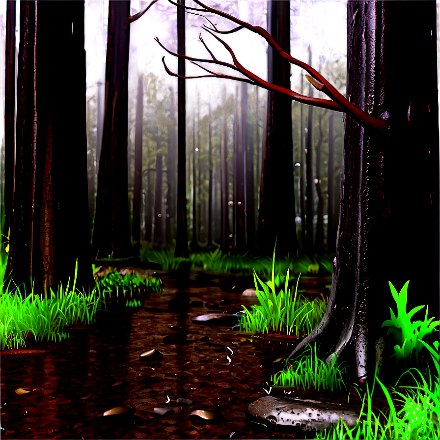 Rainy Day Woods Png 90