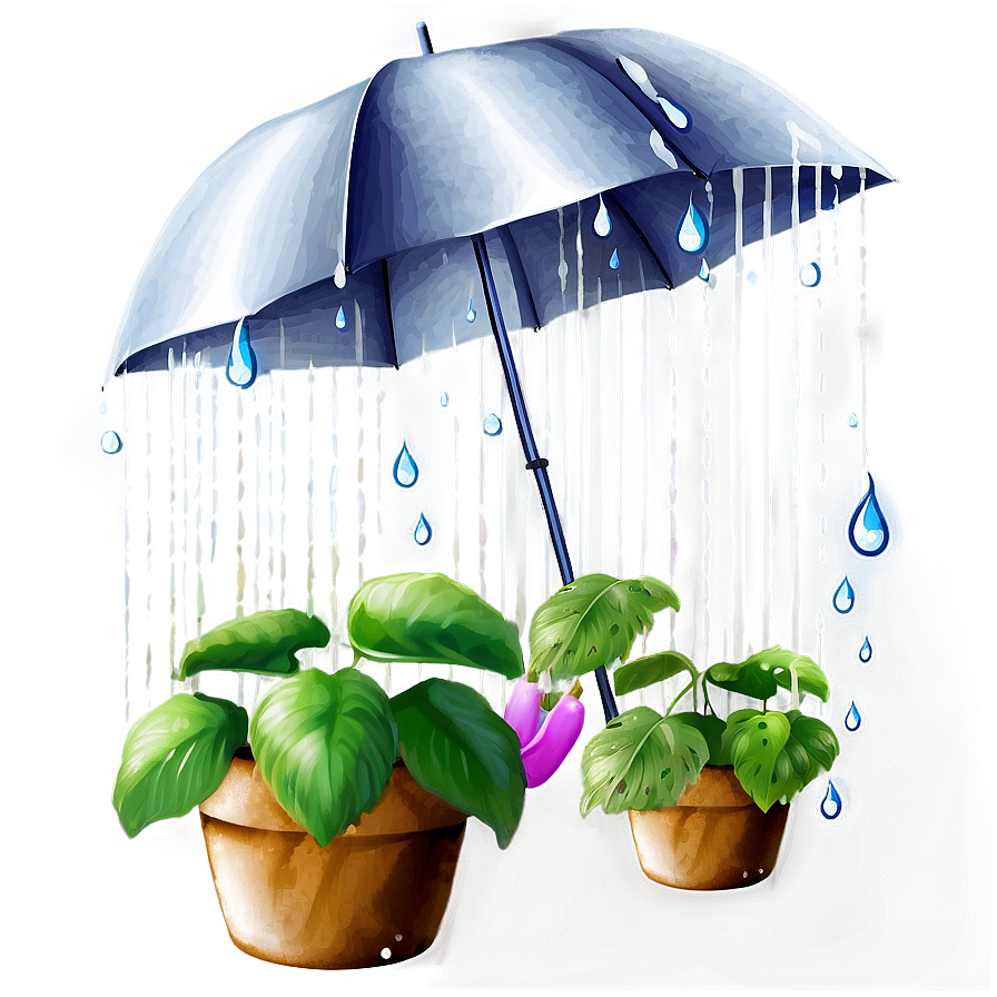 Rainy Garden Png Hpc79