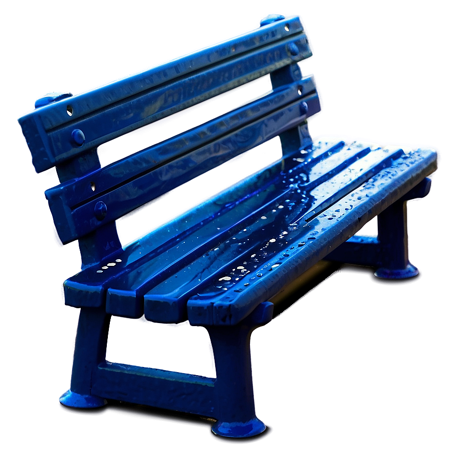 Rainy Park Bench Png Nqq