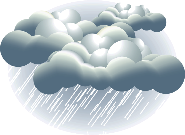 Rainy Weather Clouds Illustration