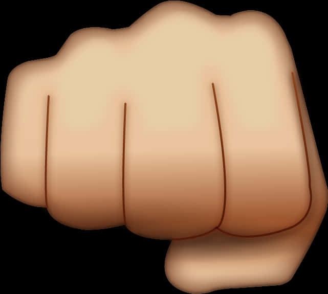 Raised Fist Emoji Illustration