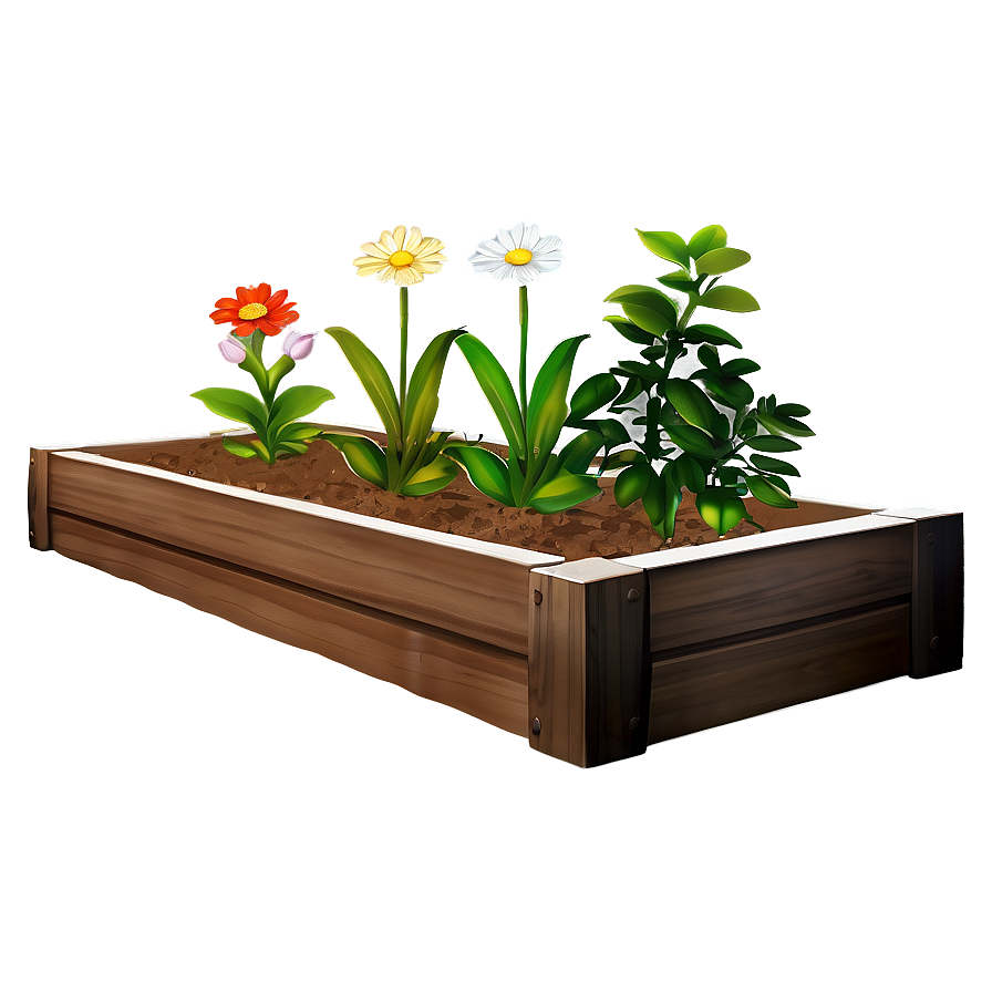 Raised Flower Bed Png Ety