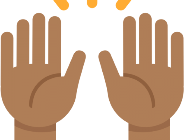 Raised Hands Emoji Illustration