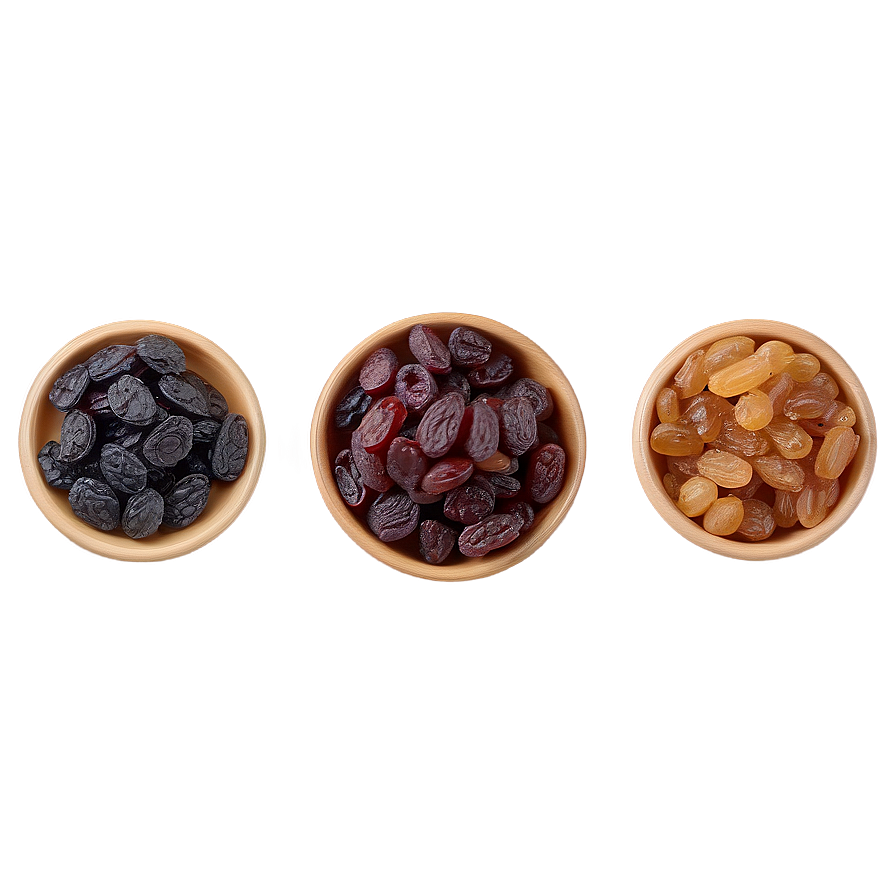 Raisins Assortment Display Png Sho71