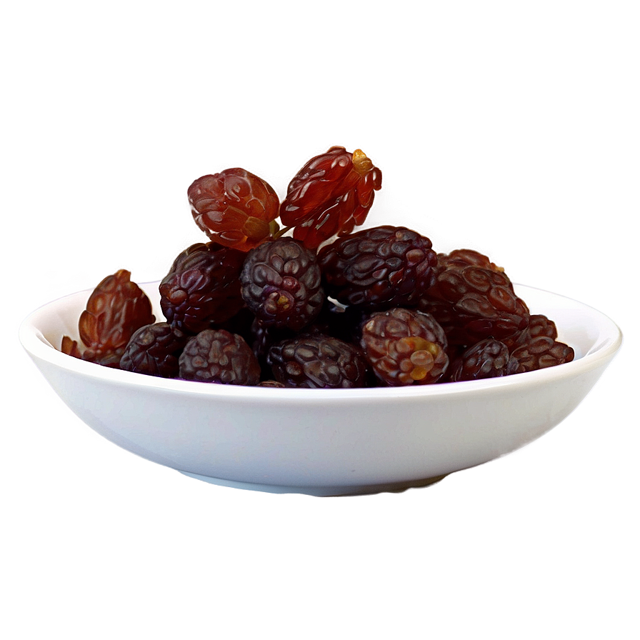 Raisins In Bowl Png 06262024