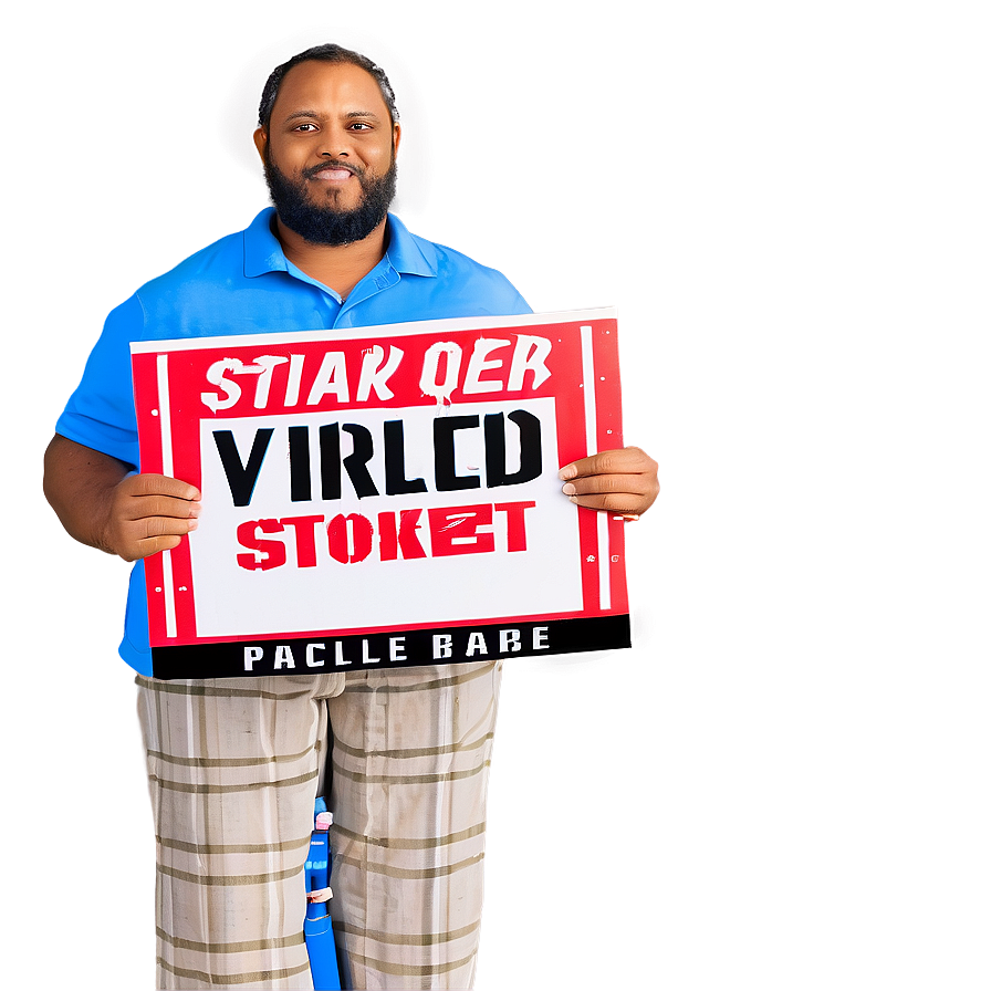 Rally Picket Sign Png 85