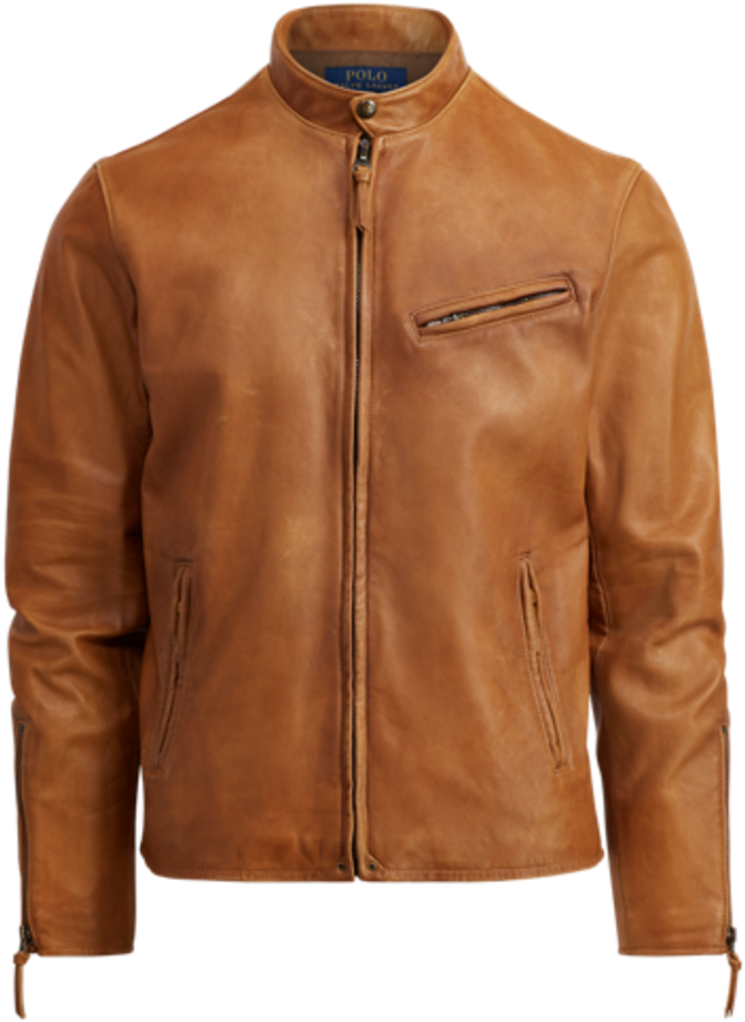 Ralph Lauren Brown Leather Jacket