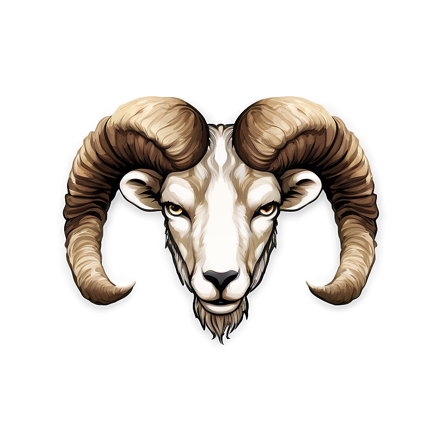 Ram Head On Dark Background Png Wmo