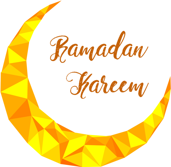 Ramadan Kareem Crescent Graphic