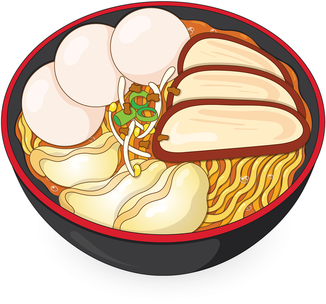 Ramen Bowl Illustration