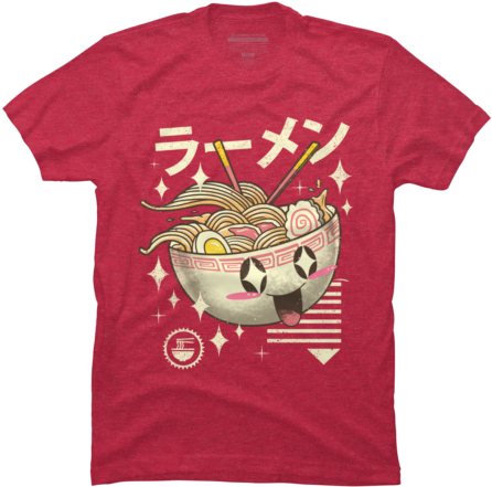 Ramen Smiling Bowl Tshirt Design